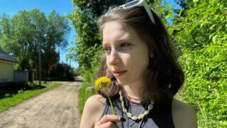 Met a Ukrainian schoolgirl girl on the street and fucked her on the same day