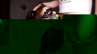 Pink-Dressed MILF Gets Anal Creampie and Squirts