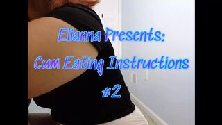 Cum Eating Instructions #2