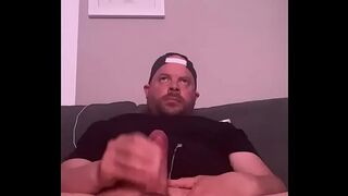 Jerking off cumshot