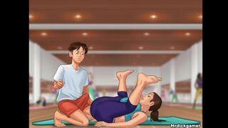 SUMMERTIME SAGA Sex with my yoga teacher