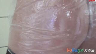 Amateur Adult Video: PVC Panty Wetting