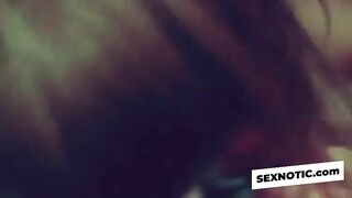 French Amateur Brunette's Homemade Blowjob