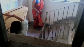 Indian house wife fucked by a LED tv delivery boy for exchange of charges