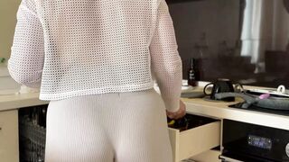 Tight Shorts & Big Curves of a hot Blondie