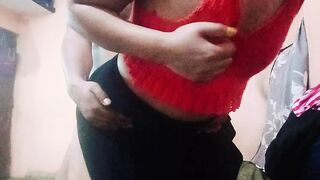 Enjoying with school girl friend