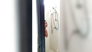 Stranger watching me naked when i am shower
