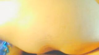 Girl Takes Dildo Deep in Her Ass on Webcam