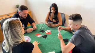 The card game ended up becoming a couple exchange.