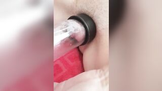 Amateur Girl Plays with Dildo, Ends in Mutual Climax