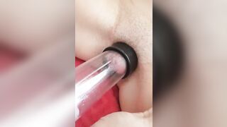 Amateur Girl Plays with Dildo, Ends in Mutual Climax