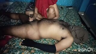 College girl came to a bf house and see tham to this with another girl
