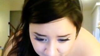 BBW Amateur Strips on Webcam