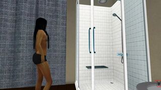 Wet dreams II part 5 (the shower) spanish