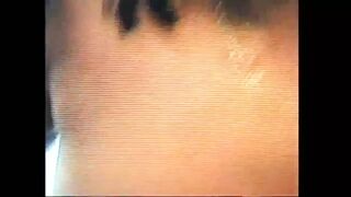 Lesbian Hairy Sluts Have a Black on Black Pussy Licking