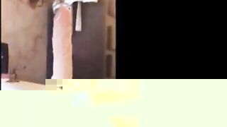Brunette Amateur Squirter in the Bathroom
