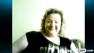 BBW Russian Marina's Skype Session - Blowjob & Titillating Fun