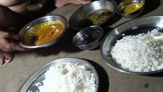 My husband and I ate rice naked together Your nomita boudi