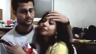 Indian Couple on their Honeymoon