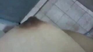 Malaysian Man Masturbates in a Toilet - Amateur Asian Solo