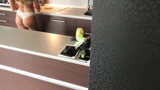 Hardcore Anal Sex in the Kitchen with a Sexy Teen Babe