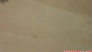 Korean Amateur Sucks Cock in Bathroom Gloryhole