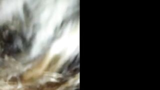 Black Amateur MILF Gives a Deep Throat Blowjob