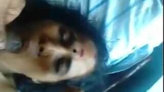 Desi Tamil house Owner's Wife Mouth fuck, chocked Secretly