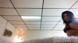 Big-Titted MILF Expresses Milk on Webcam