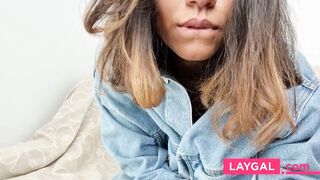 Big-Titted Latina Student's Solo Webcam Show