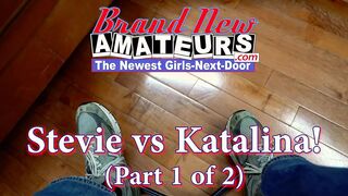 My cutie coed friend tricks Kataljna Kittin pussy for pussy eating in fake porn audition pt1 aka Pinaypixie