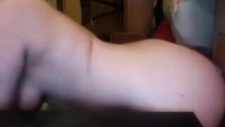 Big-Titted Girl Masturbates with Toy on Webcam