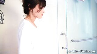 Wet T-Shirt Try-On Haul with a Stunning Tattooed Babe