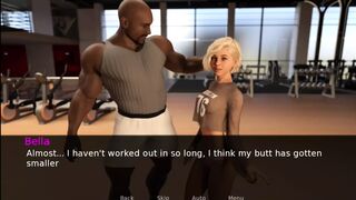 Gym trainer tease to my hot wife and he fucked her in locker room