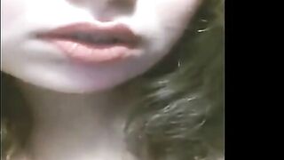 Curvy Arab Woman with Big Natural Breasts at Home