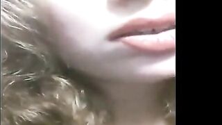 Curvy Arab Woman with Big Natural Breasts at Home