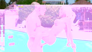 Fitness Model Fit Kitty Fucking By The Pool