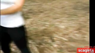 Reife Deutsche MILF im Wald Outdoor Gefickt - Amateur Public Nudity