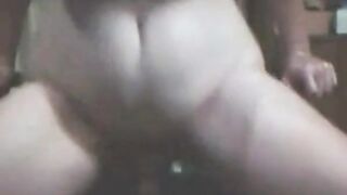 BBW Plays with Dildo on Webcam