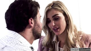 Shes buying into everything he tells her