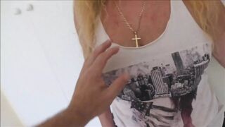 POV Cumshot and Creampie Fuck with Titty Play & Blowjob