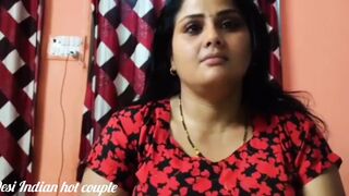 Mistress Fucks Her Servant's Thick Dick in Private with Huge Pussy. Husband Was Not at Home in Hindi Voice.