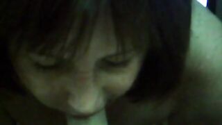 Redhead Cheating Milf Gives Blowjob