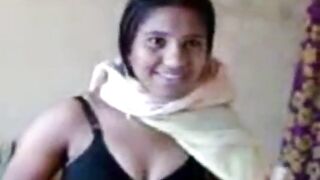 Indian Girl With Big Tits Tries On Clothes