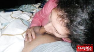 Cute Latina Babe in POV Blowjob Video
