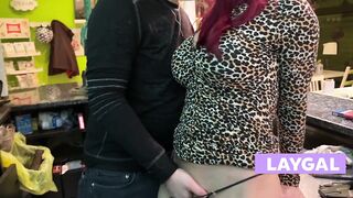 Bartender Caught Watching Porn, Surprised by a Customer