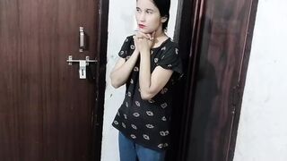 Cute step daughter ko ghar me band kar ke pel diya