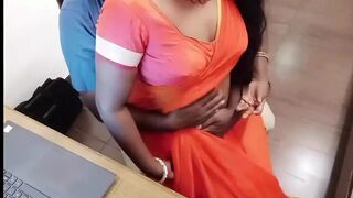 Wife Fuck with Manager in Office cabin