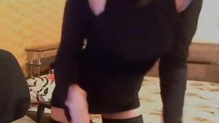 Cute Amateur Webcam Girl Deepthroat Dildo