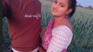 Desi Village Bhabhi Get Fucked by Devar in Jungle, Bhabhi Get fucked hard her small tight pussy,Hindi Audio outdoor Jungle sex x